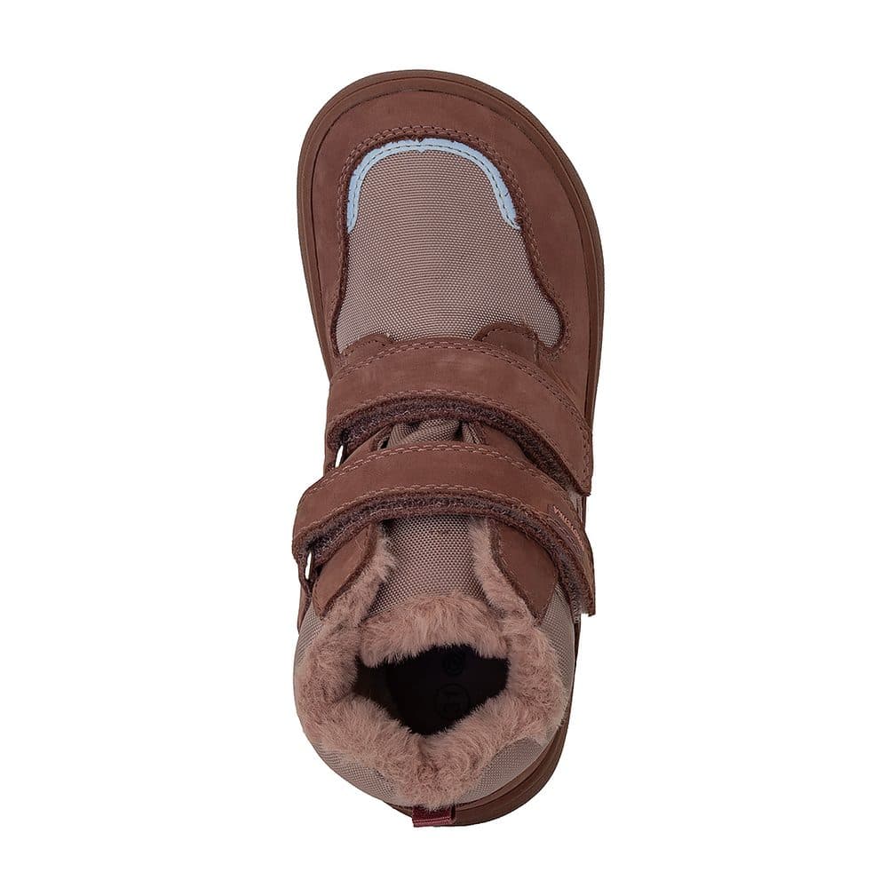 Dívčí zimní barefoot boty DAXI OLD PINK, Protetika, starorůžová - 23 - náhled 3