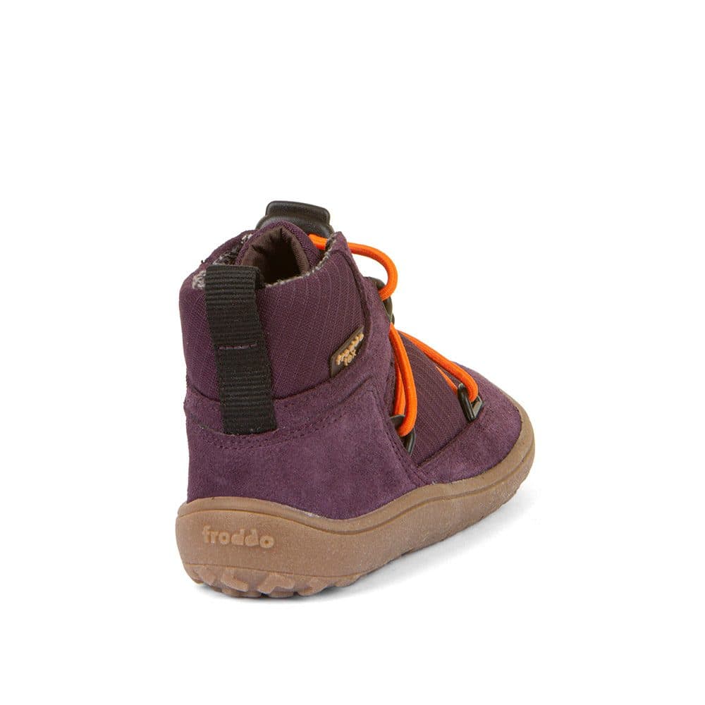 Dívčí celoroční barefoot boty TEX TRACK Purple, Froddo, G3110257-6, fialová - 30 - náhled 4