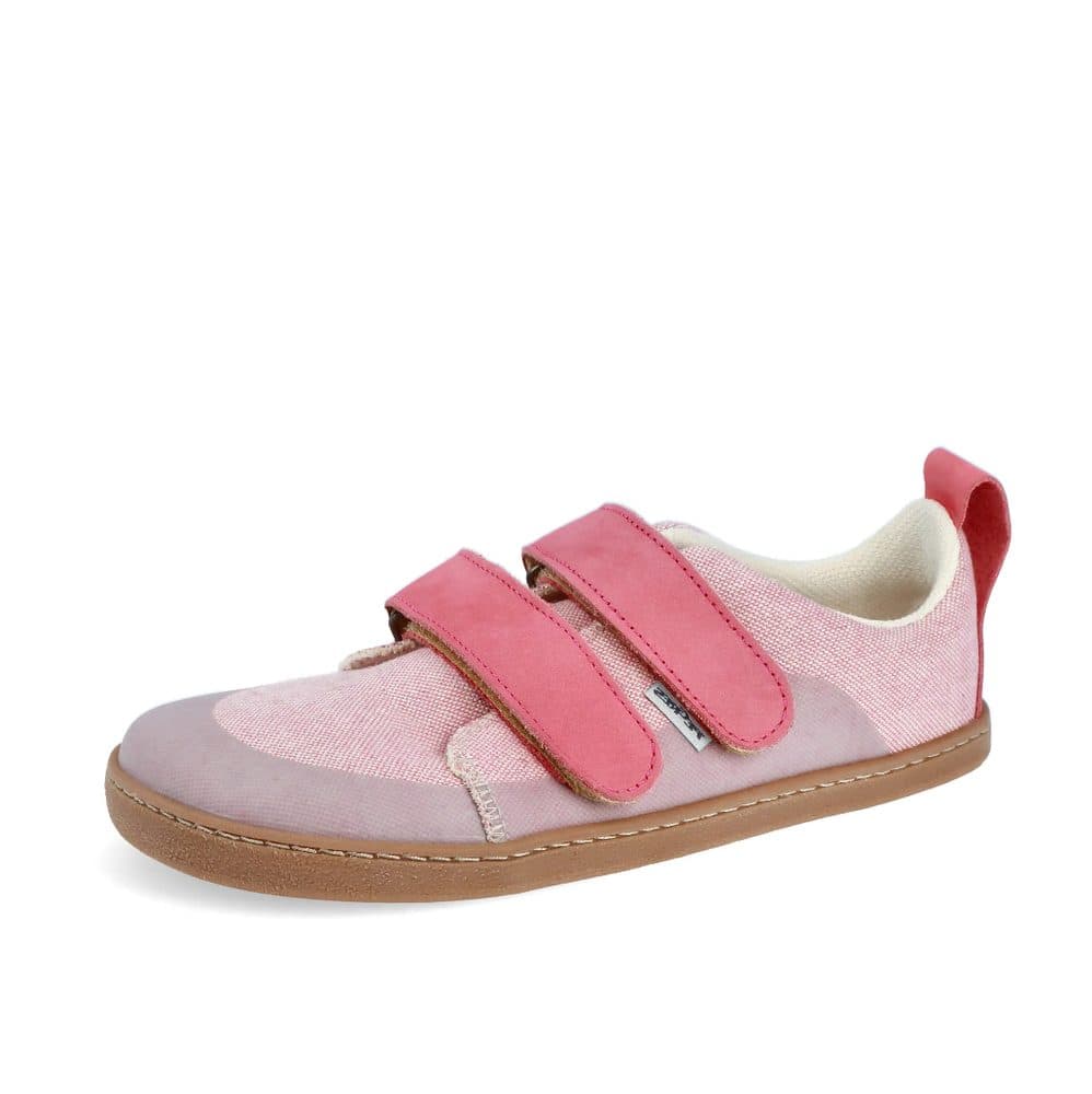 Barefoot dětské tenisky Pegres, BF57U růžová -