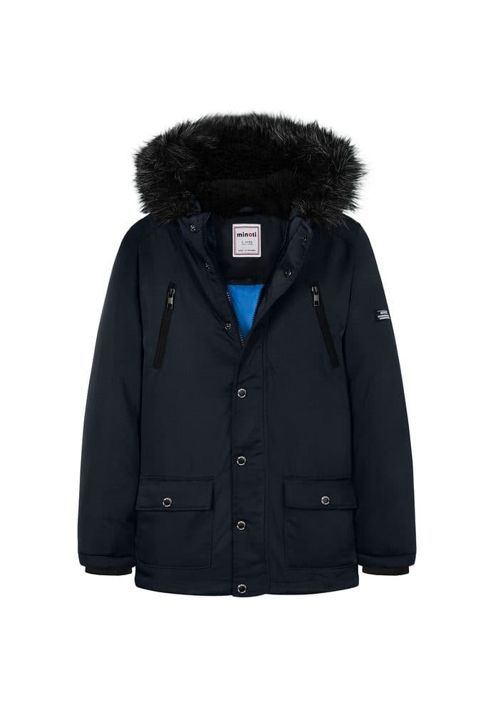 Kabát chlapecký Parka, Minoti, 11COAT 20, modrá -