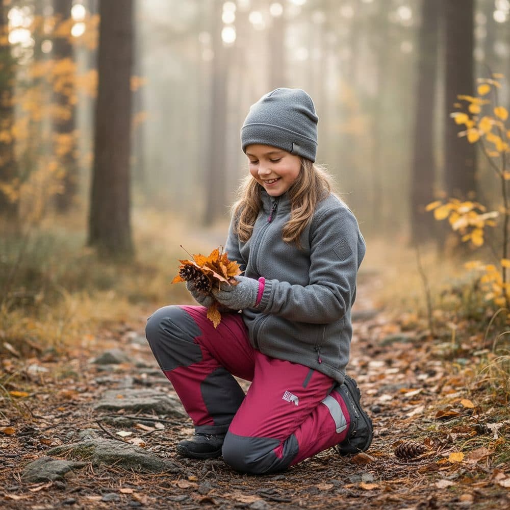 kalhoty sportovní outdoorové s TC podšívkou, Pidilidi, PD1137-16, vínová - 104 | 4roky - náhled 2