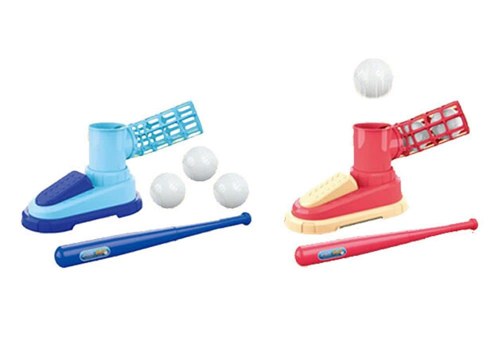 Baseball set s odpalovačem, Wiky, W057702 - náhled 2