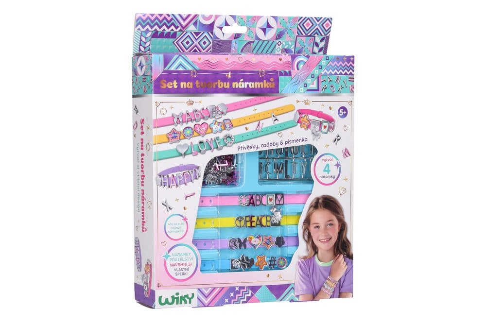 Tvorba náramků s písmeny - český obal, Wiky kreativita, W052789 - náhled 4