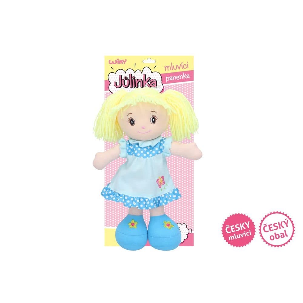 Mluvící panenka Jůlinka 40 cm (český obal, mluví česky), Wiky, W005105 - náhled 4