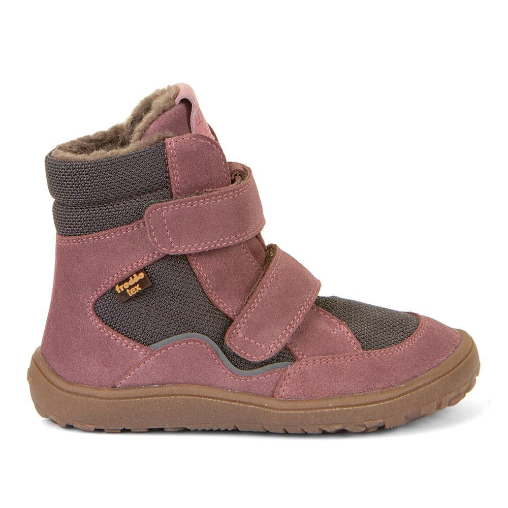 Dívčí zimní barefoot boty TEX WINTER Gray Pink, Froddo, G3160233-6, růžová - 39 - náhled 2