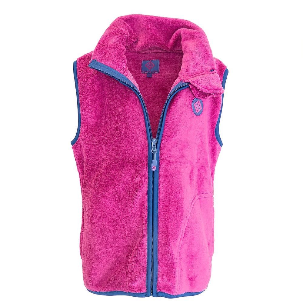 vesta dívčí chlupatá se stojáčkem, Pidilidi, PD1140-07, fuchsia -