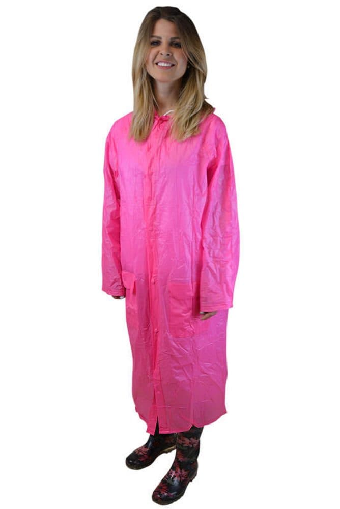 pláštěnka PVC neonová, Pidilidi, PL0065-03, růžová - 116 | 6let - náhled 3