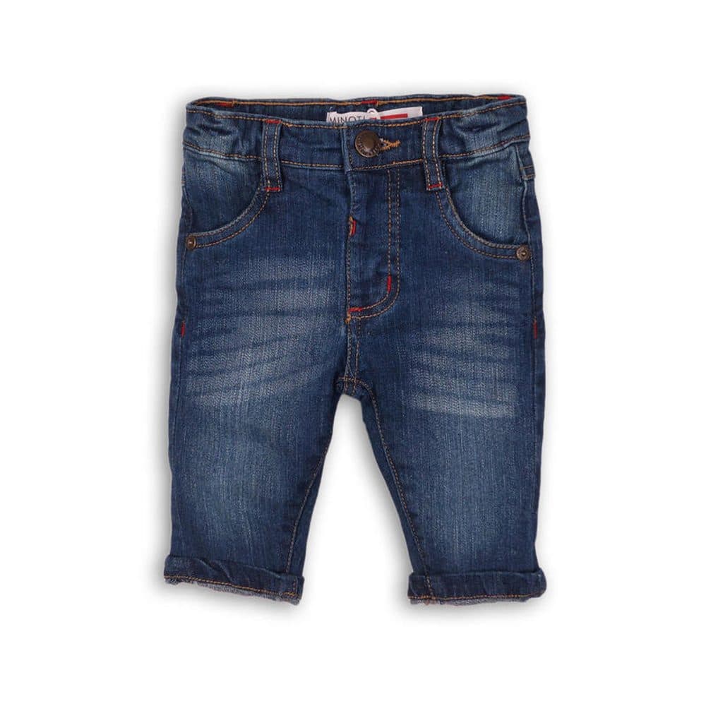 kalhoty riflové chlapecké, Minoti, B. DENIM 9, modrá -