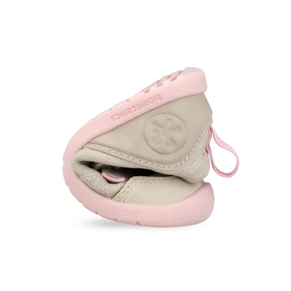 Dívčí barefoot plátěné tenisky LONA BASICA BEIGE Y ROSA Biomecanisc 262190-F884 - 22 - náhled 3