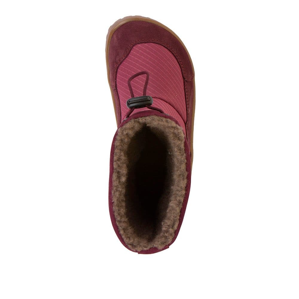 Dívčí zimní barefoot sněhule UP TEX SNOW WOOL Bordeaux  G3160249-4 - 34 - náhled 2