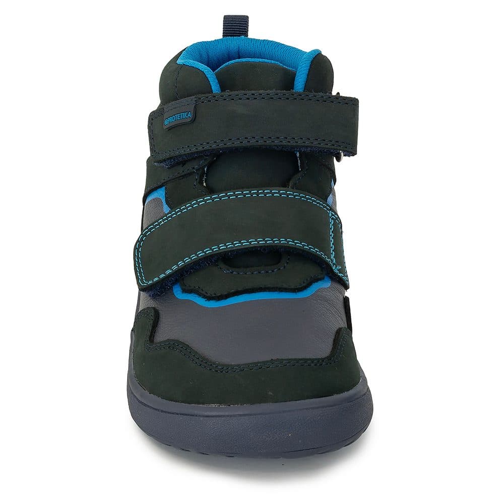 Chlapecké celoroční boty Barefoot HARDY DENIM, Protetika, tmavě modrá - 21 - náhled 2