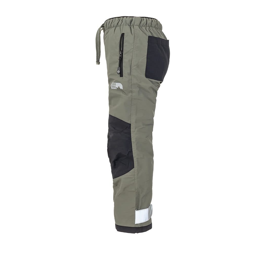 kalhoty sportovní outdoorové, podšité fleezovou podšívkou, Pidilidi, PD1121-14, khaki - 104 | 4roky - náhled 4