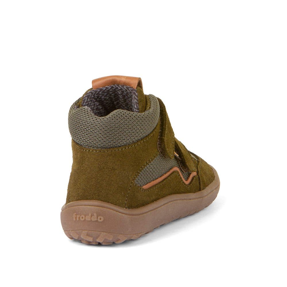 Chlapecké barefoot boty TEX AUTUMN Olive Froddo G3110254-2- zelená - 23 - náhled 2