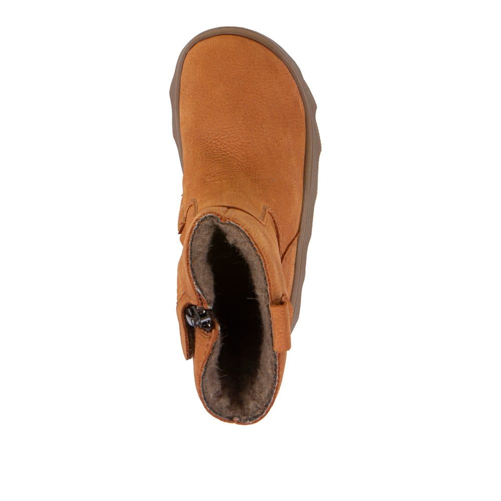 Dívčí zimní barefoot kozačky  ZERU TEX BOOT Cognac G3160257 - 30 - náhled 2