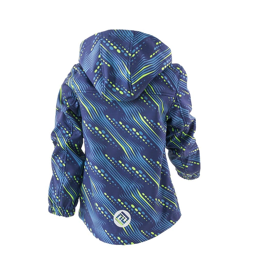 bunda softshellová chlapecká s kapucí, Pidilidi, PD1102-02, modrá - 104 | 4roky - náhled 3