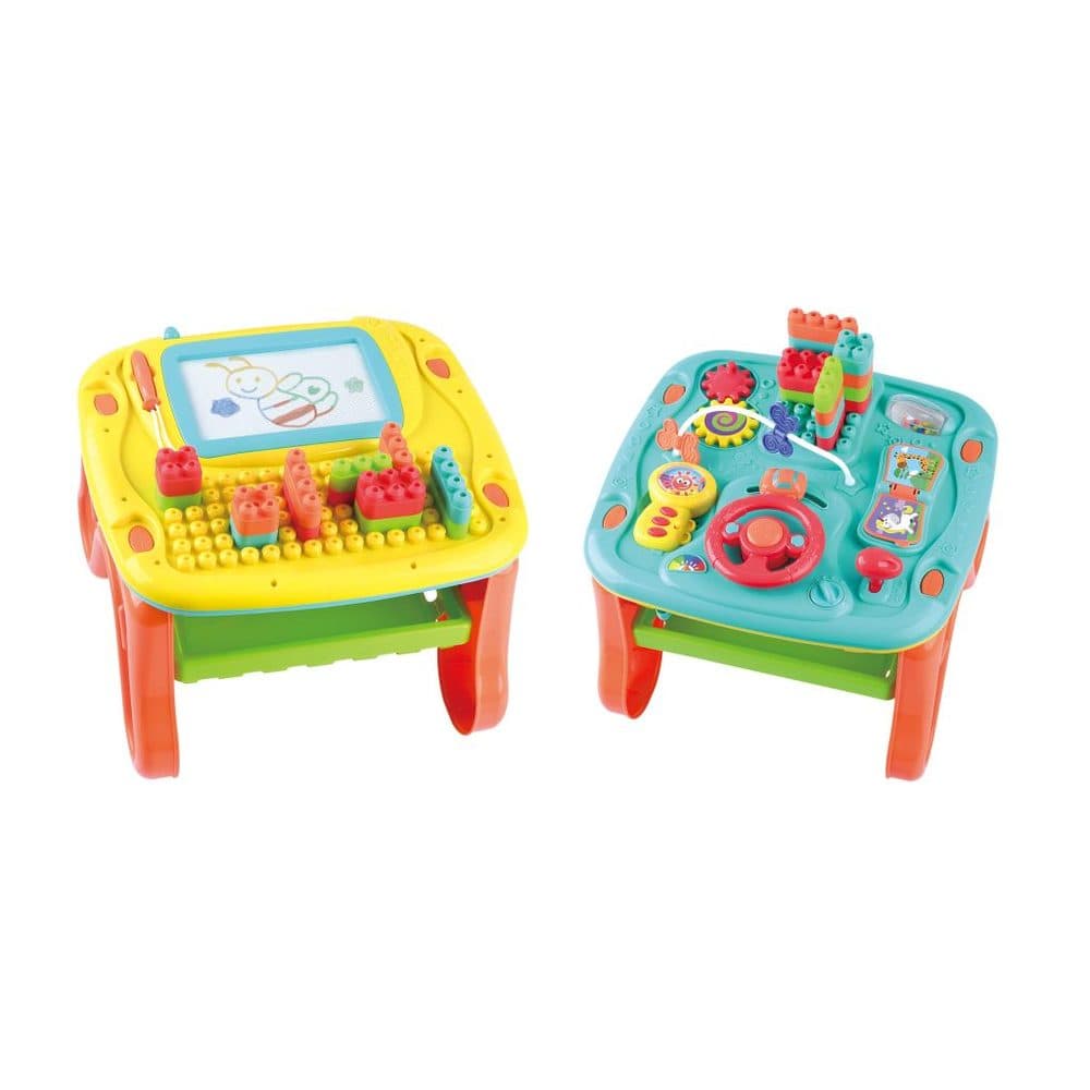 Stoleček s aktivitami oboustranný 37cm, PLAYGO, W037804 - náhled 2