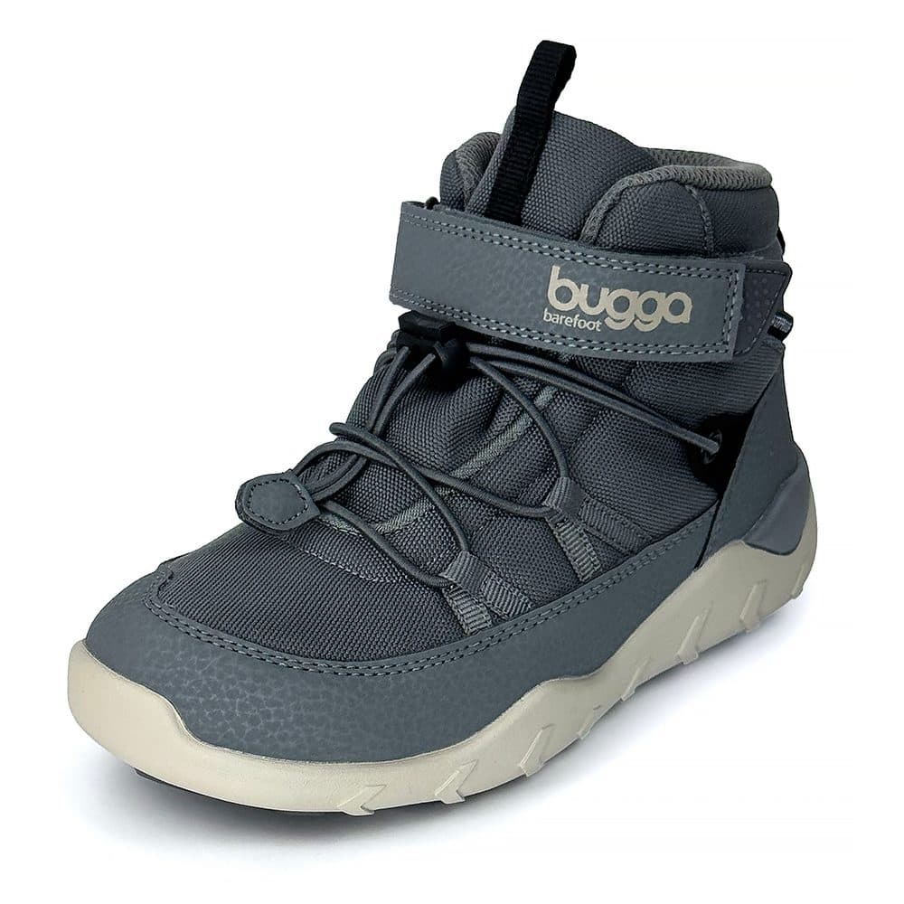 dětské zimní barefootové boty s membránou BUGGA CHRIS Gray B00190-09 - 27 - náhled 1