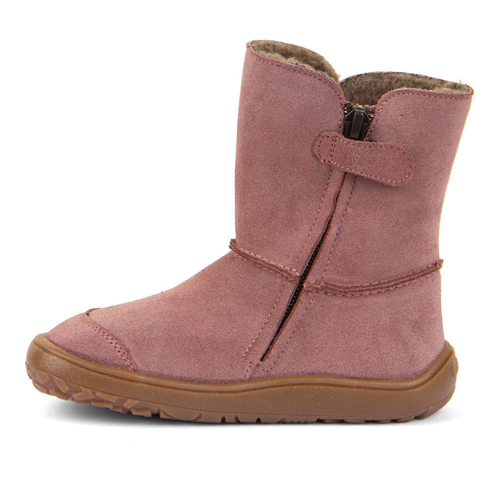 Dívčí zimní barefoot boty TEX SUEDE Dark Pink  G3160250 - 25 - náhled 3