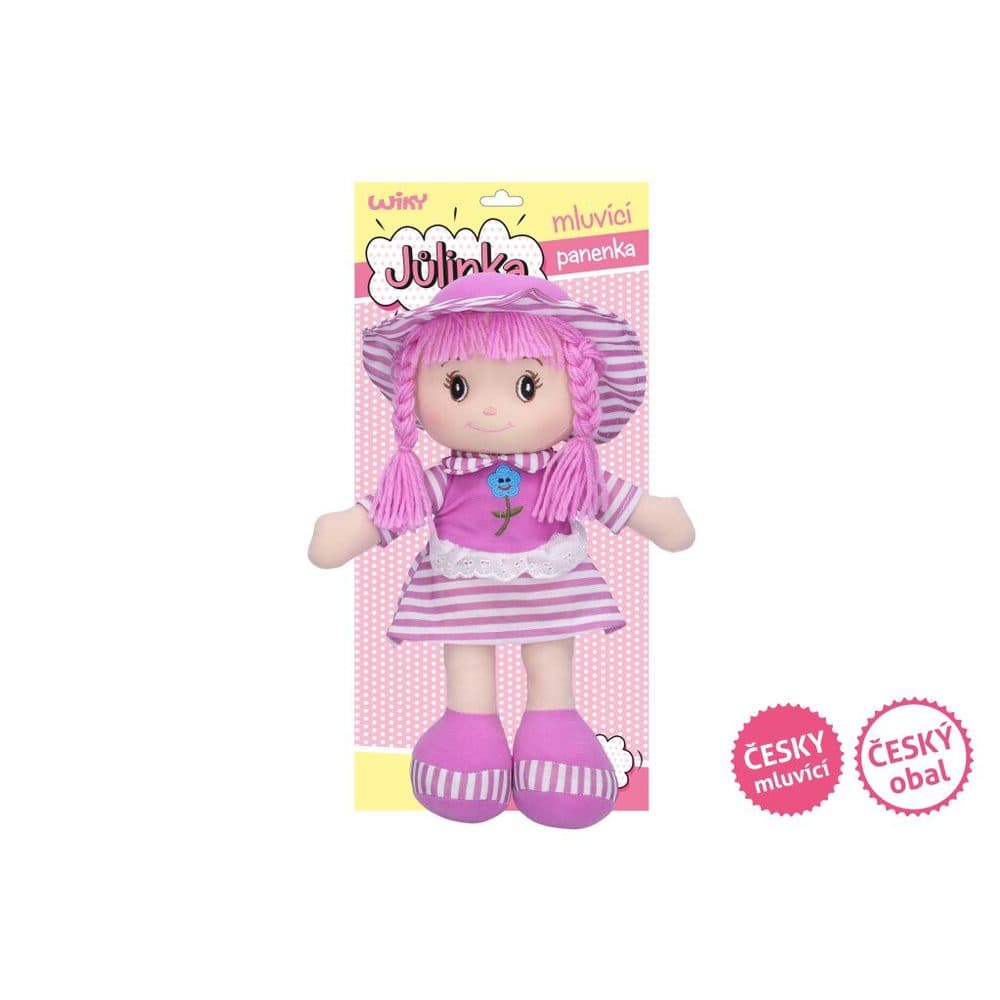 Mluvící panenka Jůlinka 40 cm (český obal, mluví česky), Wiky, W005105 - náhled 3