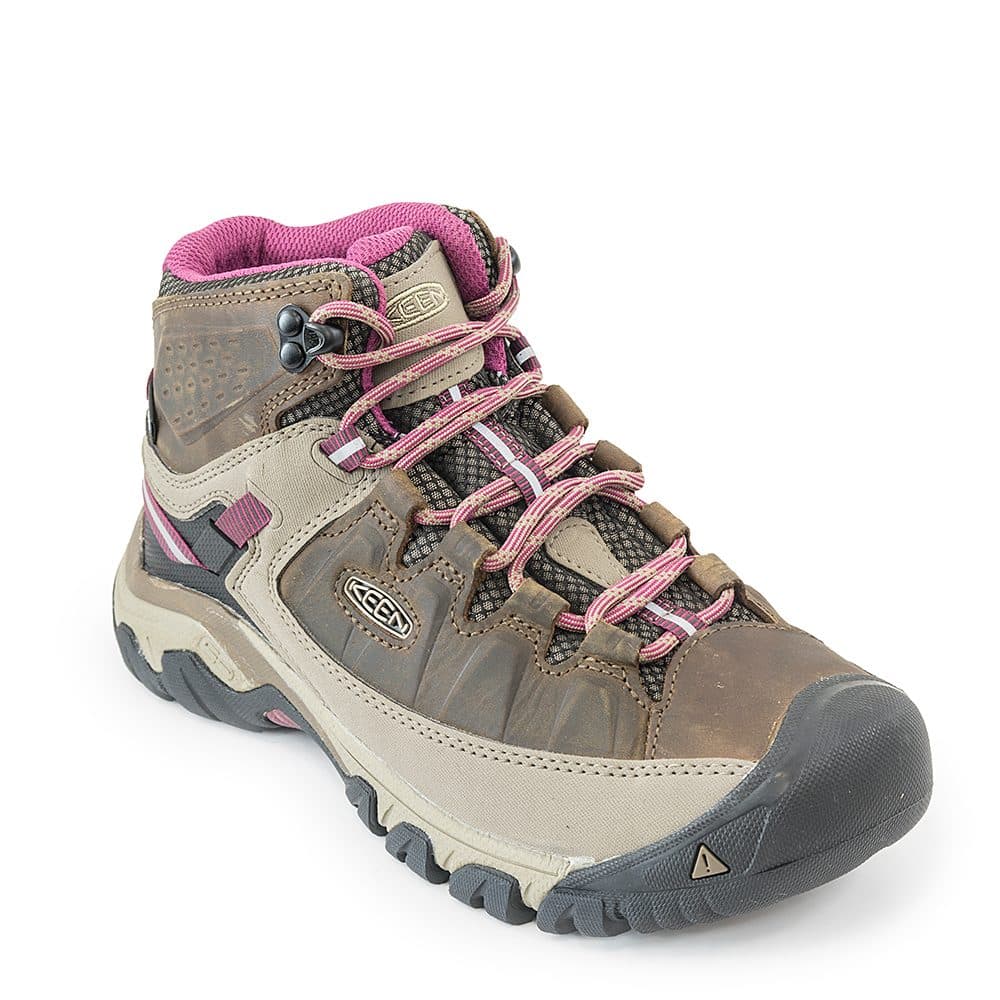 Dámská kotníkové boty Targhee III MID WP W, Weiss/ boysenberry, Keen, 1018178, hnědá - 39.5 | US 9 - náhled 5