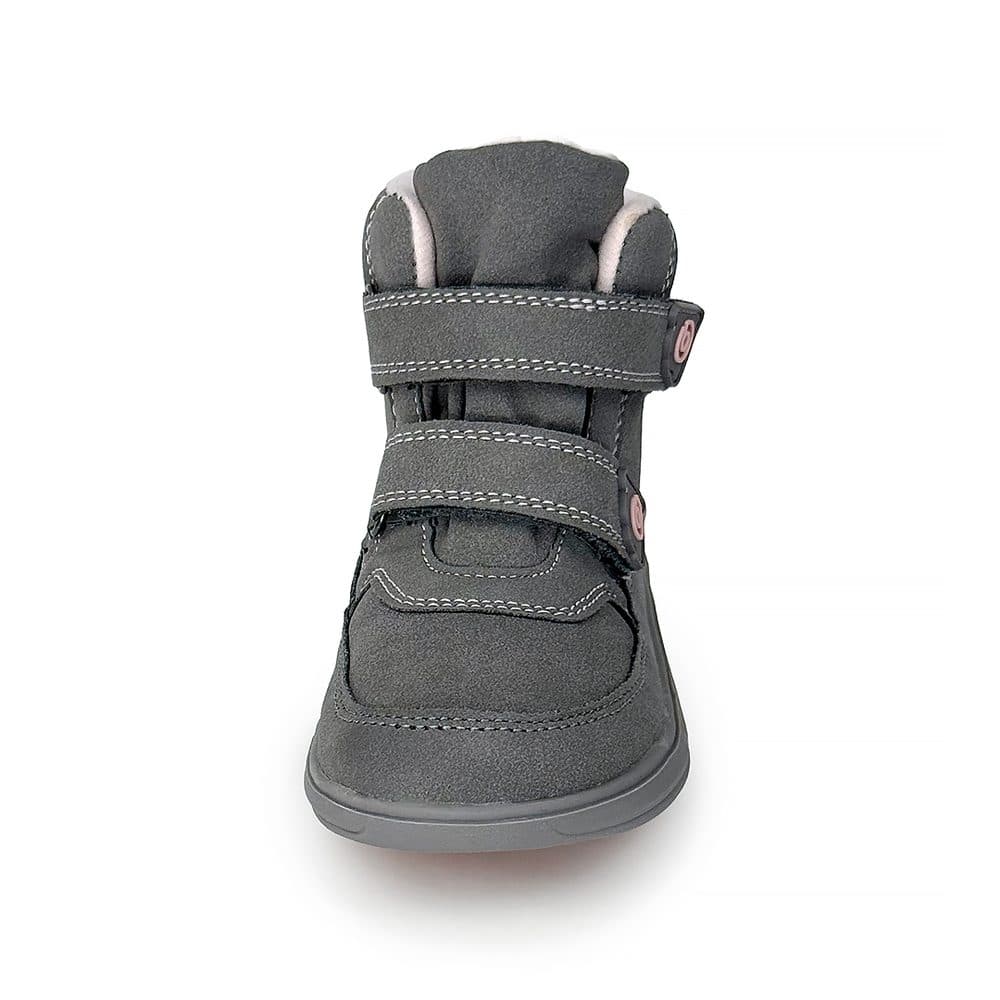 Dětské celoroční barefoot boty Bugga KIVO Grey B00199-09 - 25 - náhled 2
