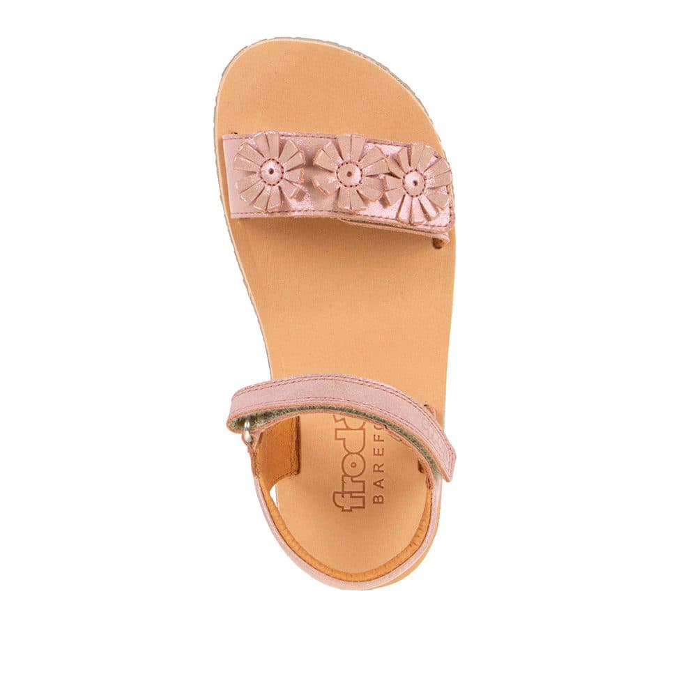 Dívčí barefoot sandály FLEXY FLOWERS Pink Shine Froddo G3150289-1 - 26 - náhled 5