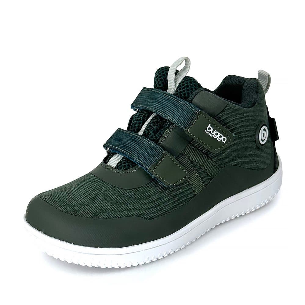 dětské celoroční barefootové boty s membránou BUGGA OSCAR Green B00191-19 - 27 - náhled 1