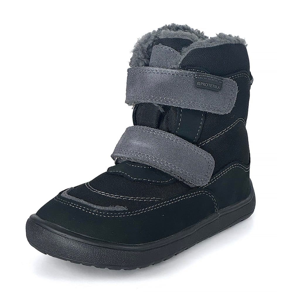 Dětské zimní barefoot boty PRO-tex Protetika - NUT BLACK -