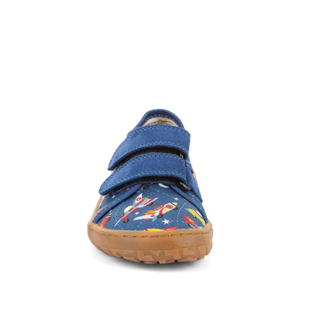 Chlapecké plátěné barefoot tenisky CANVAS BLUE ELECTRIC Froddo G1700440-5 - 24 - náhled 4