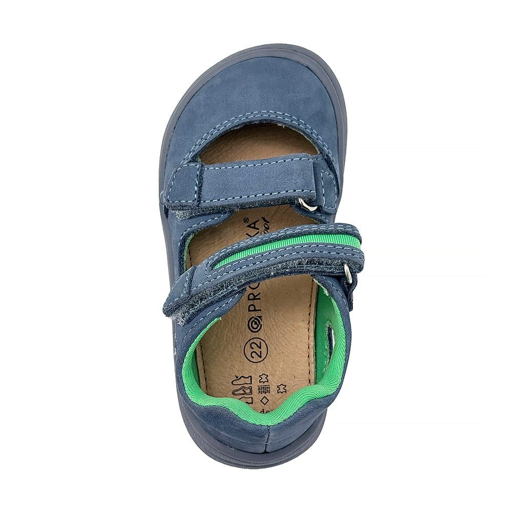 Chlapecké barefoot sandály PROTETIKA NERY DENIM tmavě modrá - 24 - náhled 5