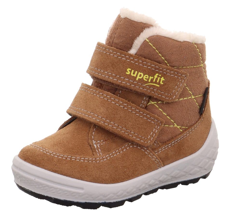 Dětské zimní boty GROOVY 2.0 Brown/Yellow Gore-TEX, Superfit,1-106314-3000 - 24 - náhled 1