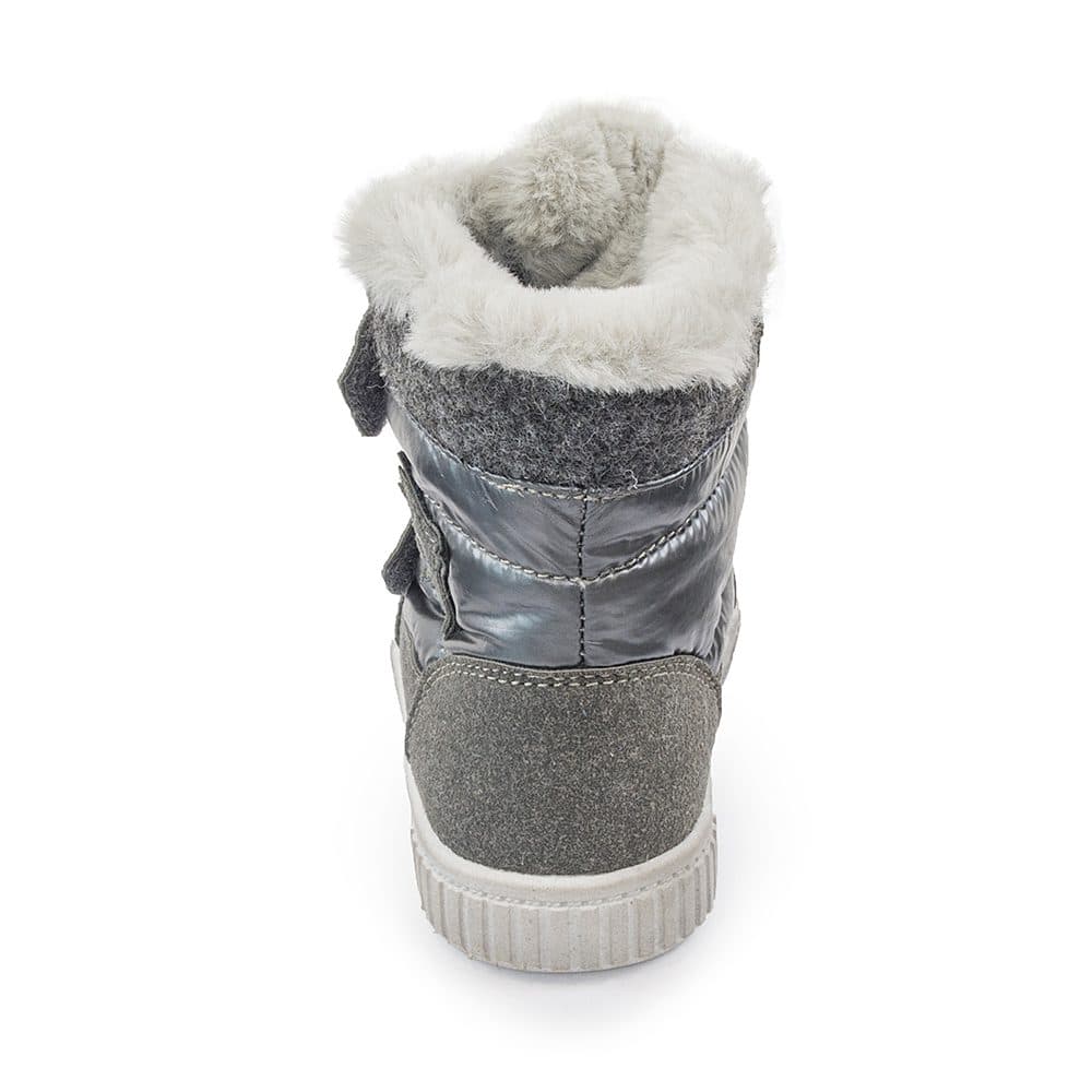 dětské zimní boty s kožíškem POLARFOX, 2 suché zipy, BUGGA, B00172-10, černá - 23 - náhled 5