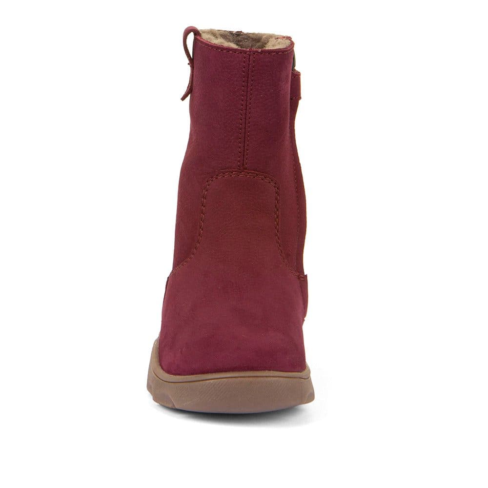Dívčí zimní barefoot kozačky  ZERU TEX BOOT Bordeaux G3160257-6 - 26 - náhled 4