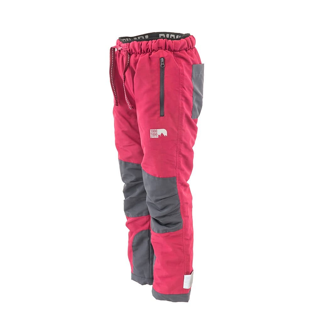 kalhoty sportovní outdoorové s TC podšívkou, Pidilidi, PD1137-16, vínová - 104 | 4roky - náhled 5
