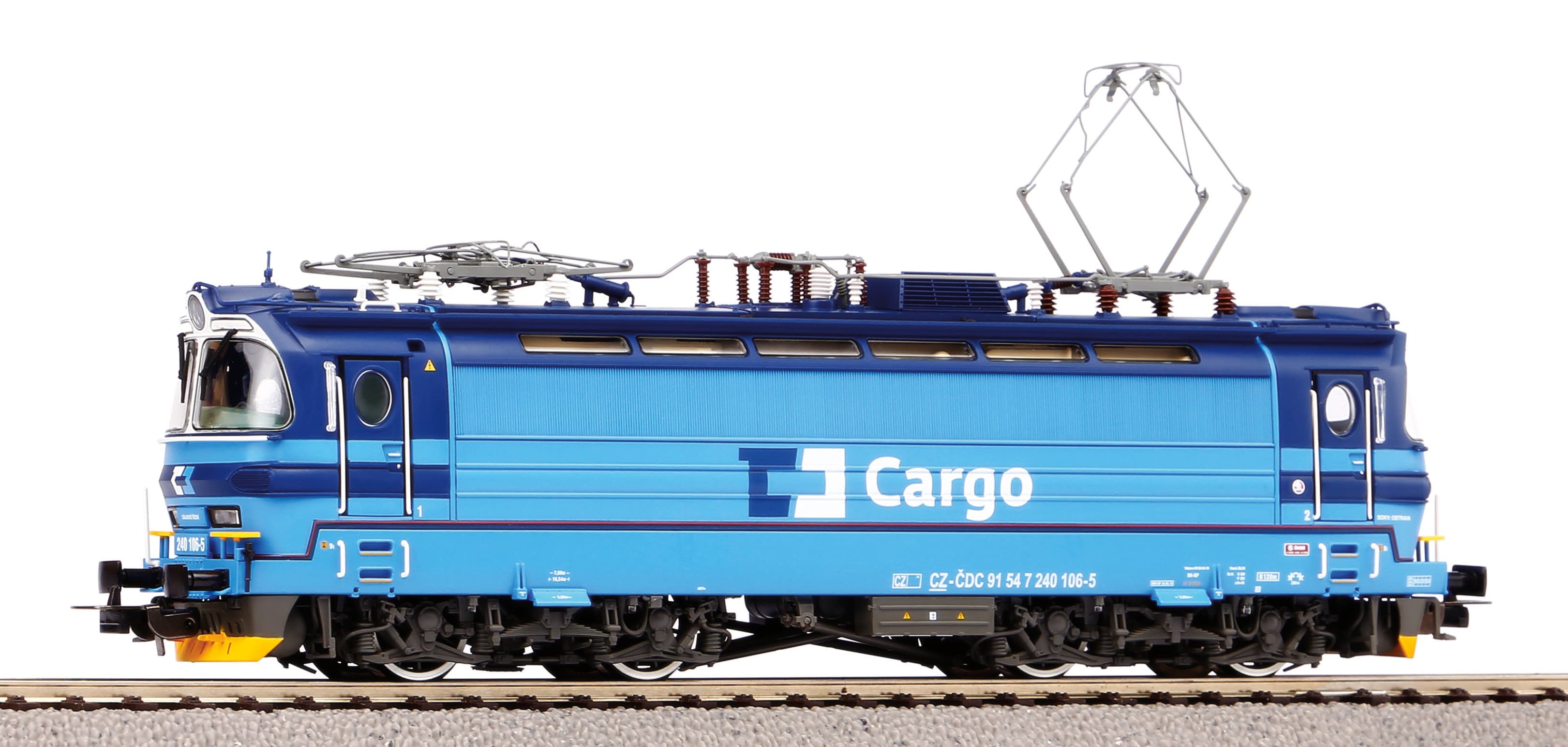 Piko Elektrická lokomotiva vč. dig. dekodéru BR 240 „Laminátka“ ČD Cargo VI - 51385