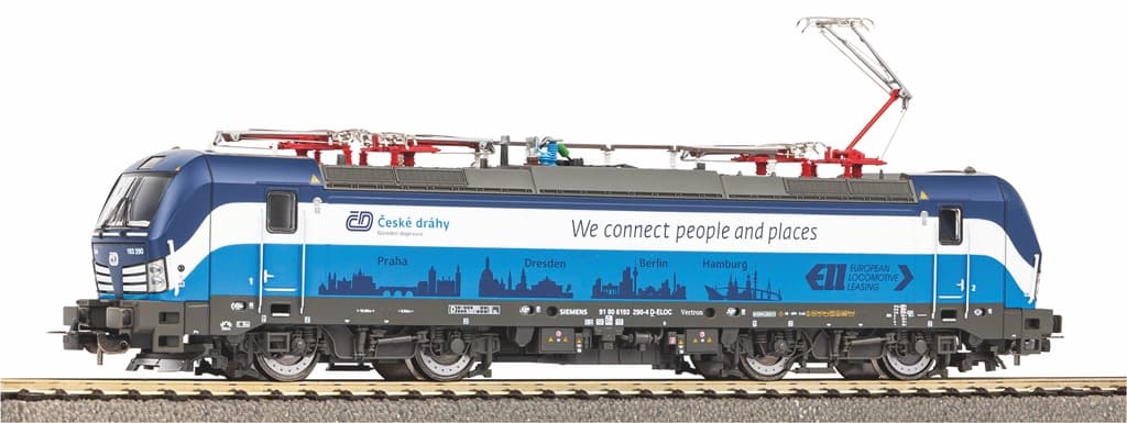 Piko Elektrická lokomotiva Vectron Praha-Berlín-Hamburk ČD VI - 21687