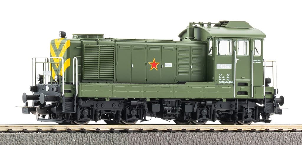 Piko Dieselová lokomotiva T 455.0 ČSD III včetně zvukového dekodéru, digitální - 52385