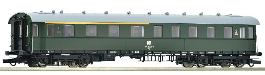Roco Rychlíkový vagón ABge 1./2. třídy DR - 6200205