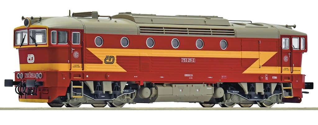 Roco Dieselová lokomotiva 753 211-2 ČD Brejlovec - 7300088