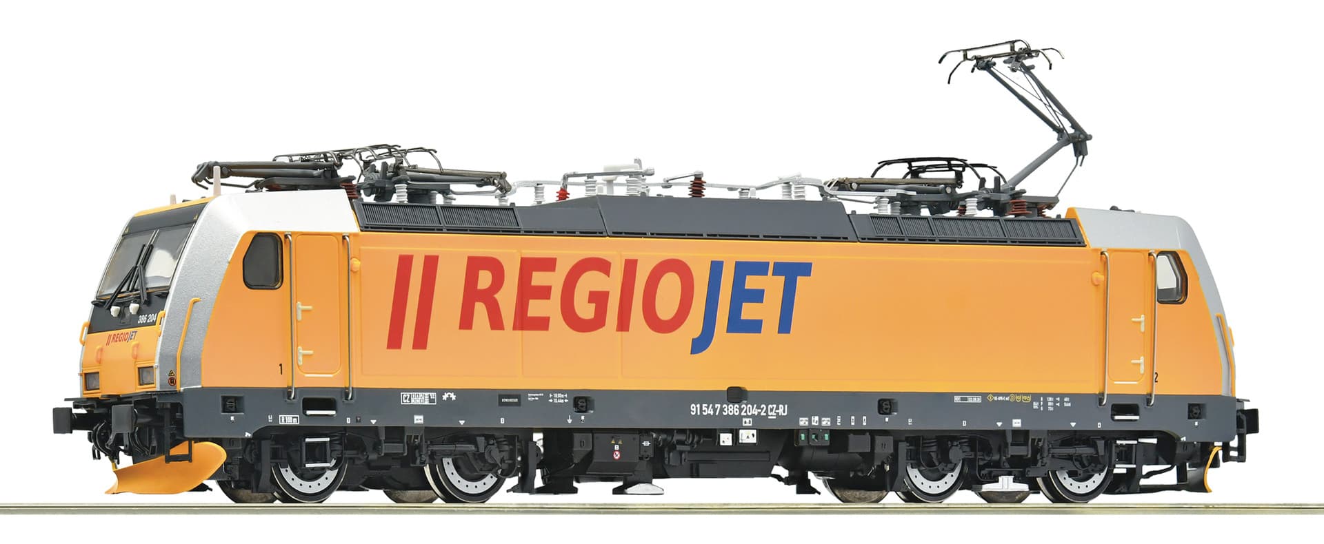 Roco Elektrická lokomotiva RegioJet 386 204 - 2, digitální - 7510102