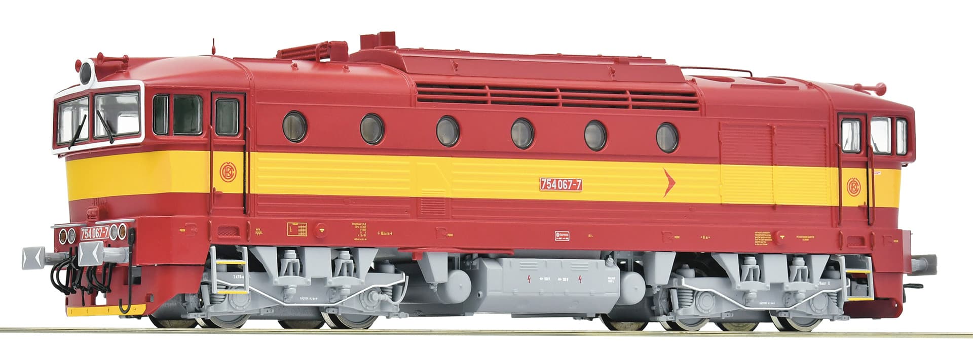 Roco Dieselová lokomotiva 754 067-7 ČSD/ČD Brejlovec - 7300055