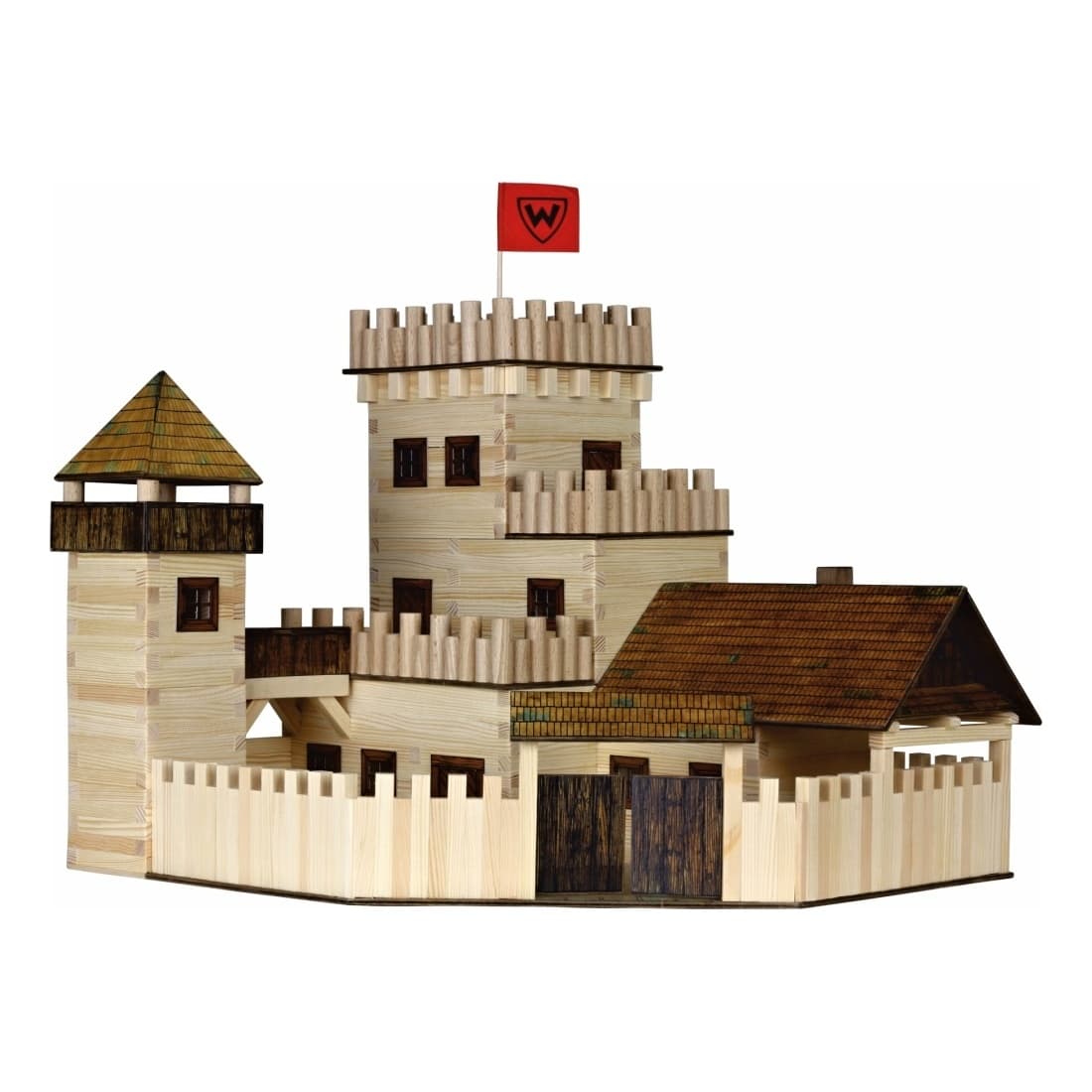 Walachia Dřevěná slepovací stavebnice Hrad